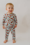 Blue Fire Trucks 2 piece PJ's